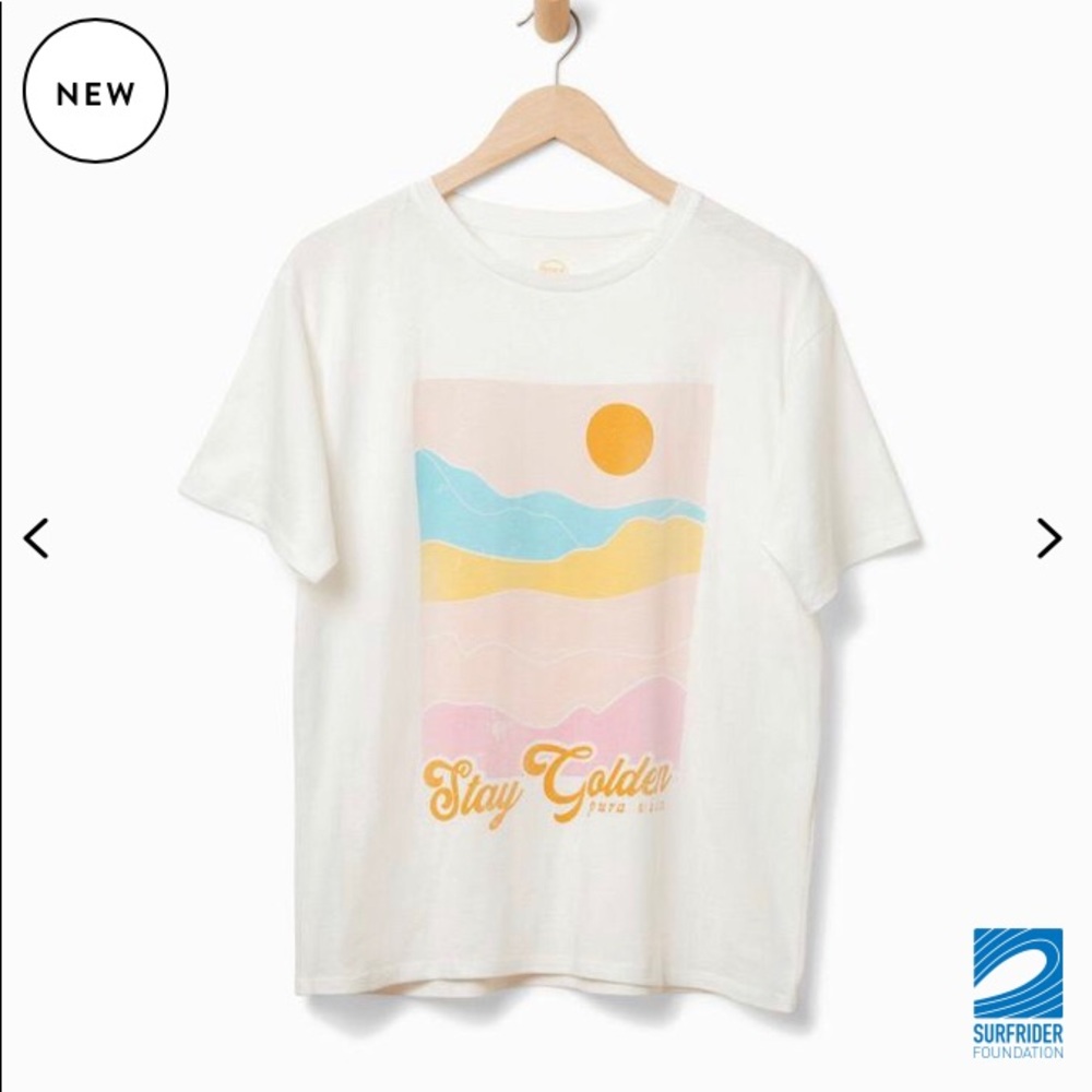 Pura Vida, stay golden tee